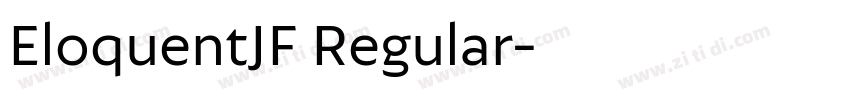 EloquentJF Regular字体转换